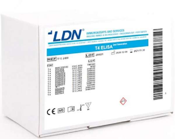 Набір ІФА загальний тироксін (Т4) на 96 досліджень, LDN